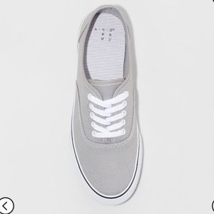 Dark Gray Lace Up Sneakers